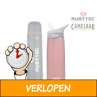 Rubytec thermosfles & camelbak drinkfles