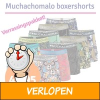 4-pack Muchachomalo boxershorts verrassingspakket