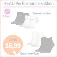 HEAD Performance quarter- of sneakersokk..