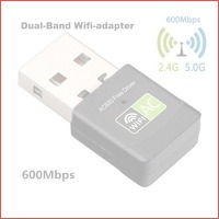 600 MBPS Dual band USB WiFi adapter