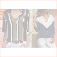 Multicolor blouse dames