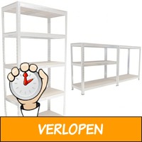 Stevige stellingkast met 5 planken