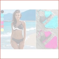 Two-colored bikini nu in de sale