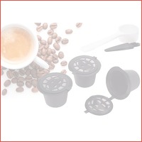 3 hervulbare koffiecups