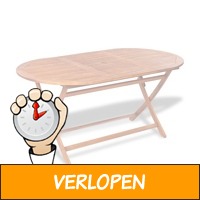 vidaXL eettafel voor buiten acaciahout