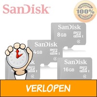 SanDisk MicroSD geheugenkaarten