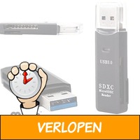 8 GB USB 3.0 High Speed Micro SD/SDXC Kaartlezer