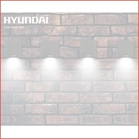 4-pack Hyundai kubus buitenlampen op zon..