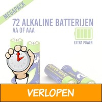 72 x alkaline batterijen