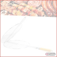 Cuisy Dubbel Barbecue Grillrooster 30CM