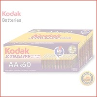 60-pack Kodak Xtralife batterijen