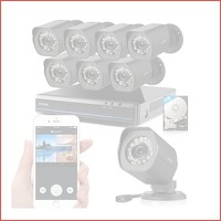 Zmodo ZS-1NL8-B sPoE HD camerasysteem