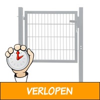 Stalen tuinpoort - antraciet