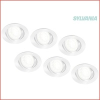 6x Sylvania SylSpot LED Inbouwspot | Dim..