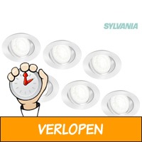 6x Sylvania SylSpot LED Inbouwspot | Dimbaar