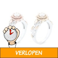 Ring versierd met kristallen