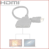 2 poorts HDMI switch/splitter kabel