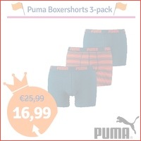 Puma 3-pack Printed Stripe Design Boxers..