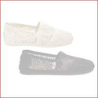 TOMS gehaakte espadrilles