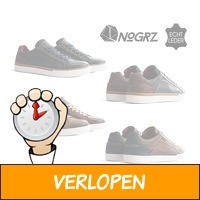 Lederen NoGRZ herensneakers