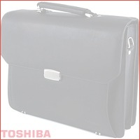 Luxe Toshiba 100% leren laptoptas