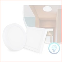 LED-plafondlamp vierkant of rond