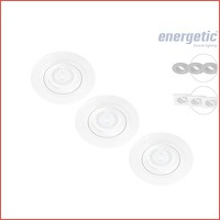 3 x Energetic LED spot