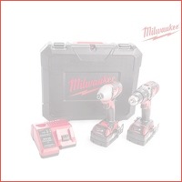 Milwaukee 18 V combiboor + slagschroeven..