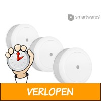 3 x Smartwares mini rookmelder