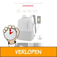 Waterafstotende rugzak voor 15.6 inch laptop met extern..