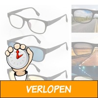 3-in-1 Wayfarer zonnebril