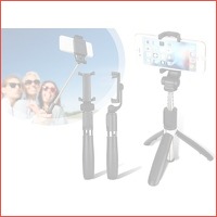 Inklapbare mini selfie stick - Met 3-poo..