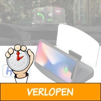 Smartphone HUD Qi Draadloze Oplader voor GPS Auto Navig..