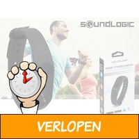 Smart fitness watch - Met hartslagmeter en stappentelle..