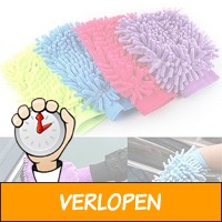 Microvezel washandschoen