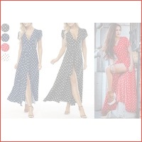 Polkadot maxi jurk