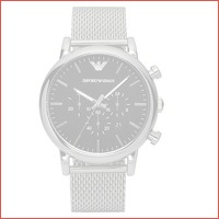 Emporio Armani edelstalen Chronograph he..