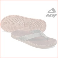 Reef Contoured Voyage leren herenslipper..