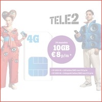 5 euro Korting per Maand Tele2 Sim Only ..