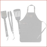 Herman Den Blijker schort en BBQ tools