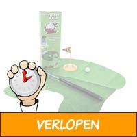 Unieke toilet golf set