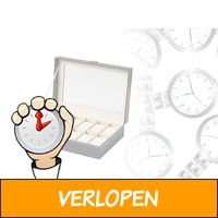 Horloge en Sieraden opbergdoos - Horlogebox - Voor 12 s..