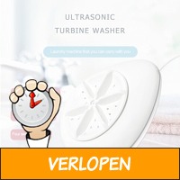 Mini wasmachine voor op reis