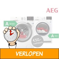 AEG wasmachine & warmtepompdroger