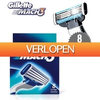 GroupActie.nl: 8 x Gillette Mach 3 scheermesjes