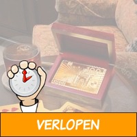 Gouden Speelkaarten + Cadeaubox