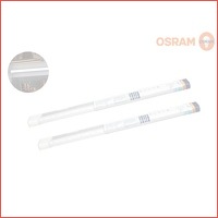 2 x Osram LED-buis met armatuur