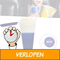 Mister Gadget popcornbeker met drinkgedeelte XXL