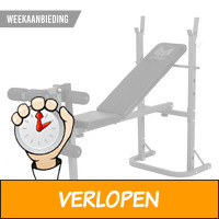 Halterbank met leg curl