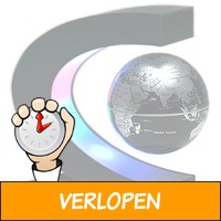 Zwevende LED magnetische wereldbol